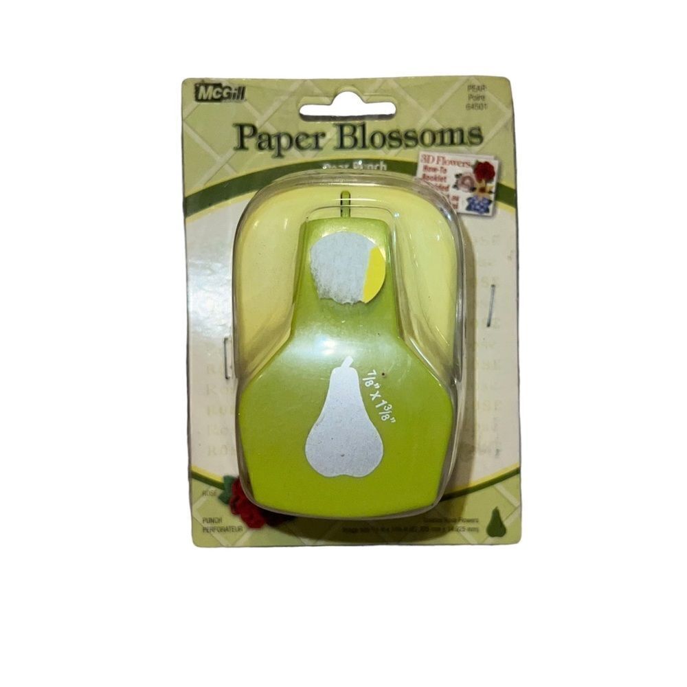 McGill Paper Blossoms Lever Punch for Pear 64501 Craft Scrapbooking New